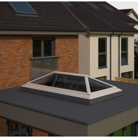 1500mm x 3000mm 4 Panel Roof Lanterns In White