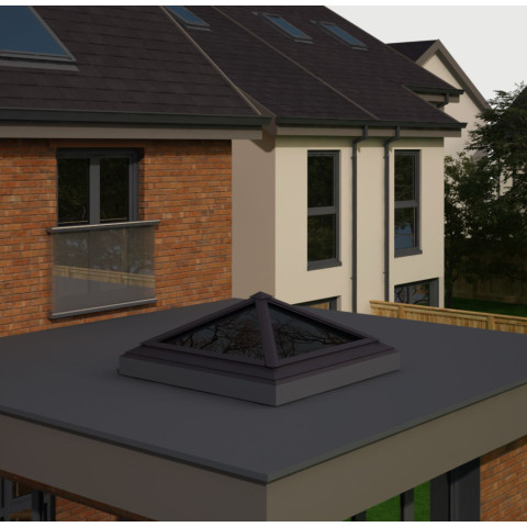 1500mm x 1500mm 4 Panel Roof Lanterns In Anthracite Grey