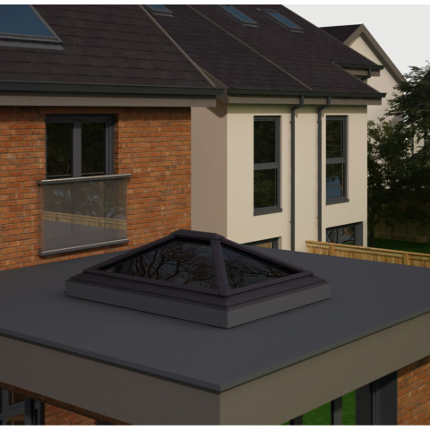 1500mm x 2000mm 4 Panel Roof Lanterns In Anthracite Grey