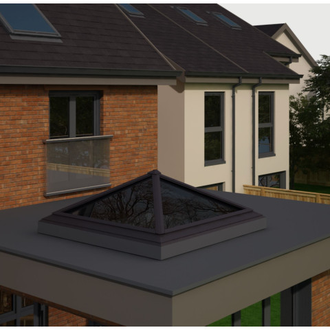 2000mm x 2000mm 4 Panel Roof Lanterns In Anthracite Grey