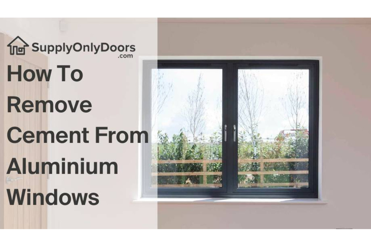 How To Remove Cement From Aluminium Windows