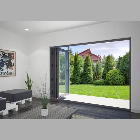 3000 x 2200 3 Panel Anthracite Grey Bifold Doors