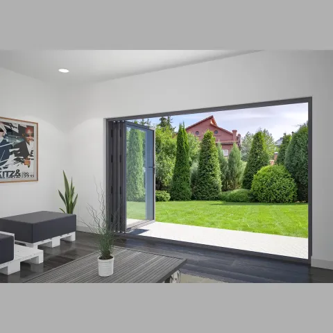 3300 x 1900 3 Panel Anthracite Grey Bifold Doors