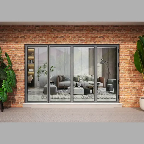 3600 x 2300 4 Panel Anthracite Grey Bifold Doors