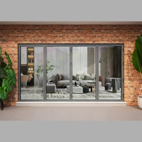 4200 x 2300 4 Panel Anthracite Grey Bifold Doors