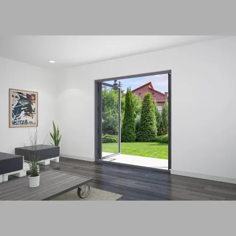 2100 x 2300 2 Panel Anthracite Grey French Doors